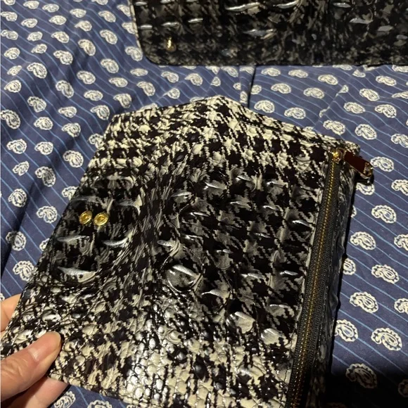 Brahmin houndstooth large duxberry Bag and wallet - Picture 7 of 7